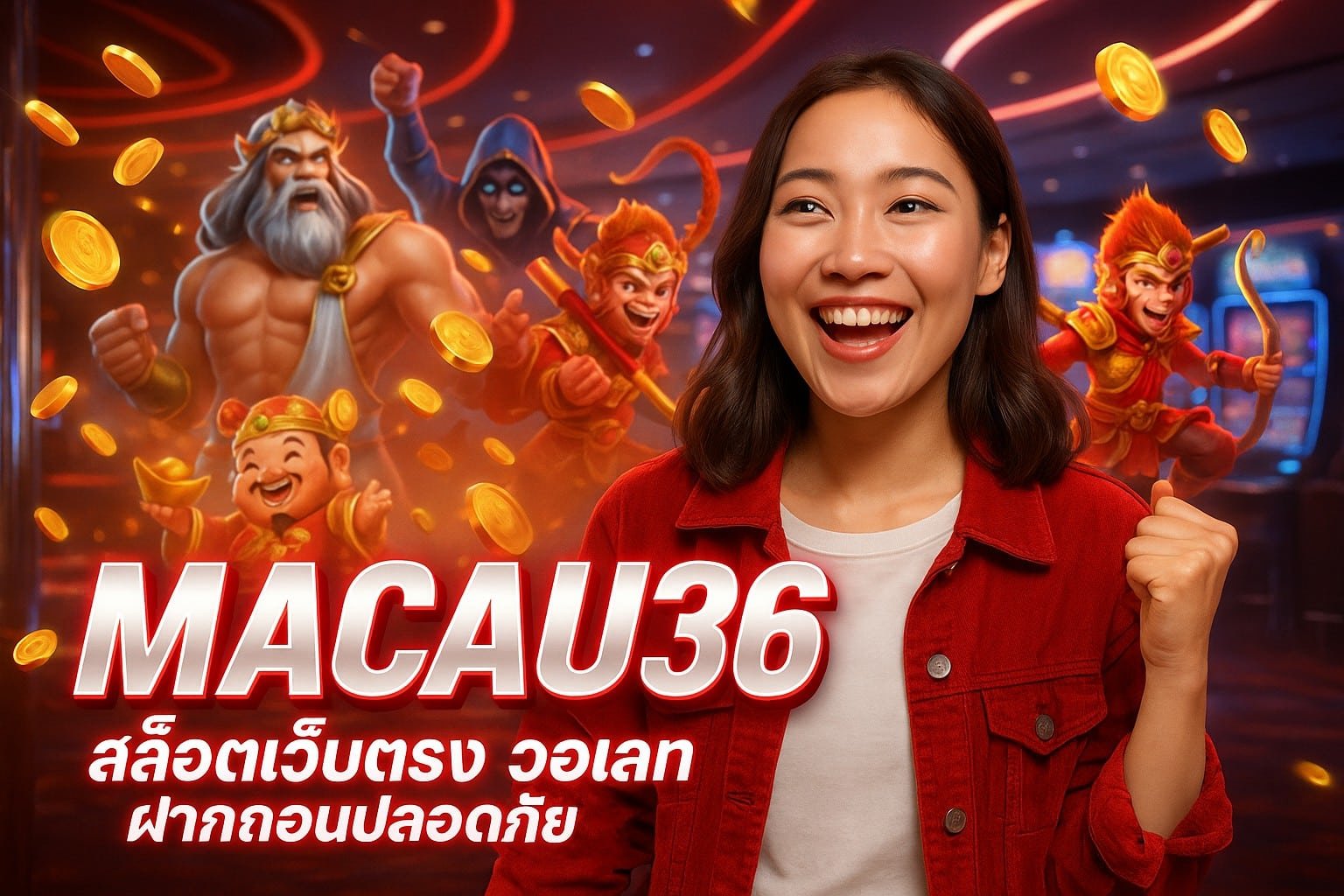 MACAU36 สล็อตเว็บใหญ่ บัญชีปลอดภัย ไม่ล็อคยูส