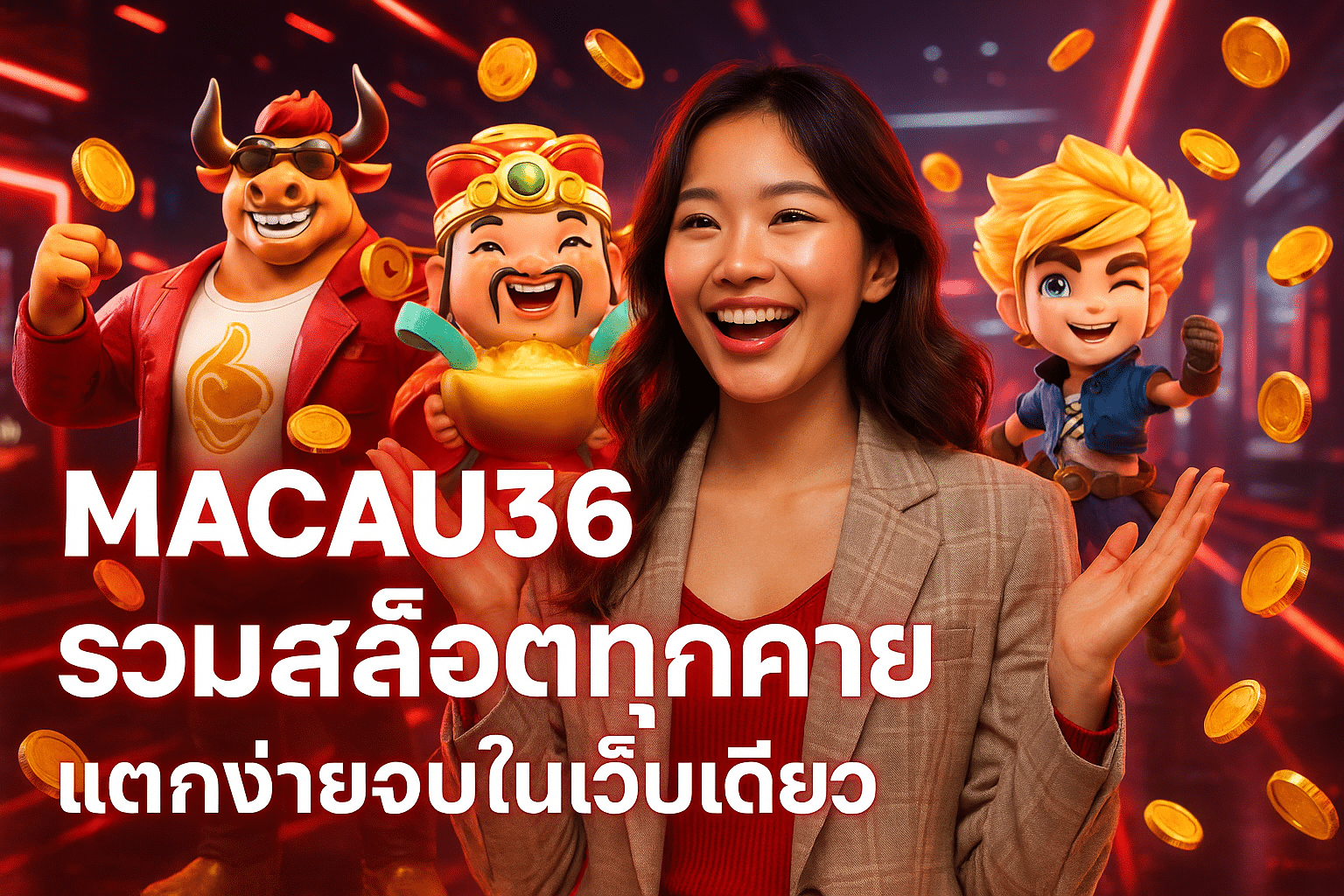 MACAU36 รวมสล็อตทุกค่าย แตกง่ายจบในเว็บเดียว