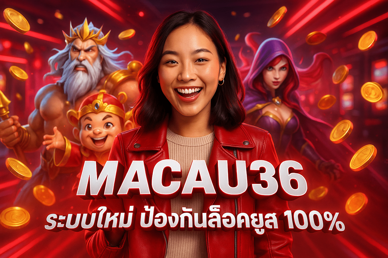 MACAU36 ระบบใหม่ ป้องกันล็อคยูส 100%