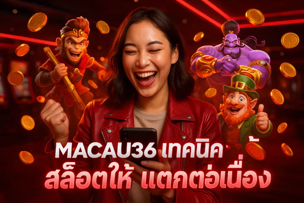 MACAU36 เทคนิคสล็อตให้แตกต่อเนื่อง