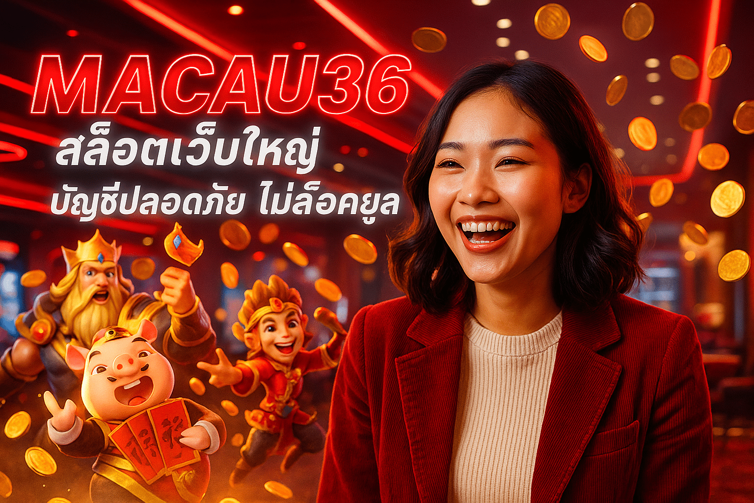 MACAU36 สล็อตเว็บใหญ่ บัญชีปลอดภัย ไม่ล็อคยูส